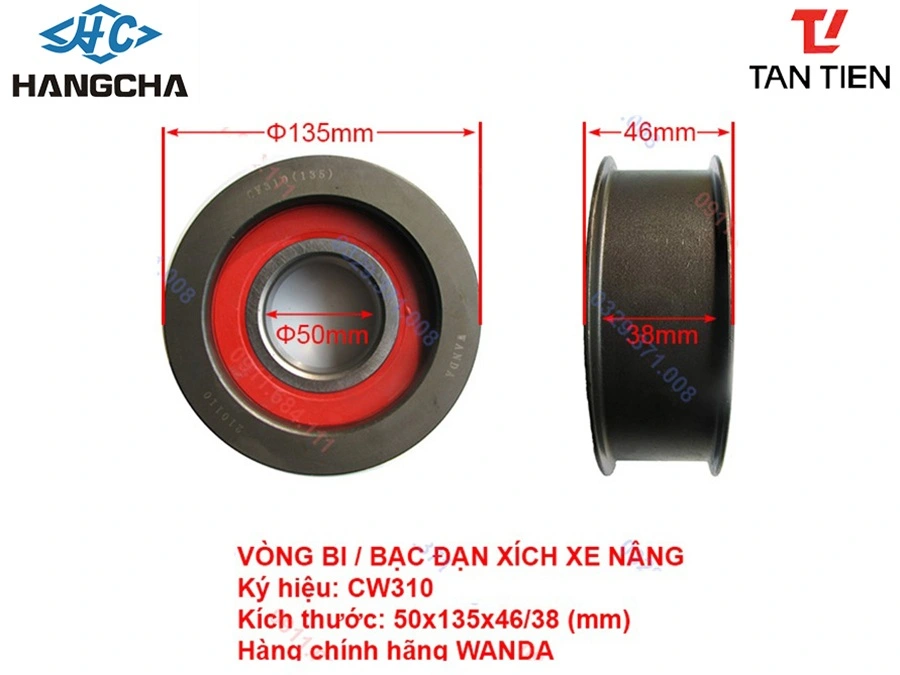 Pully Xích Xe Nâng HANGCHA CW310